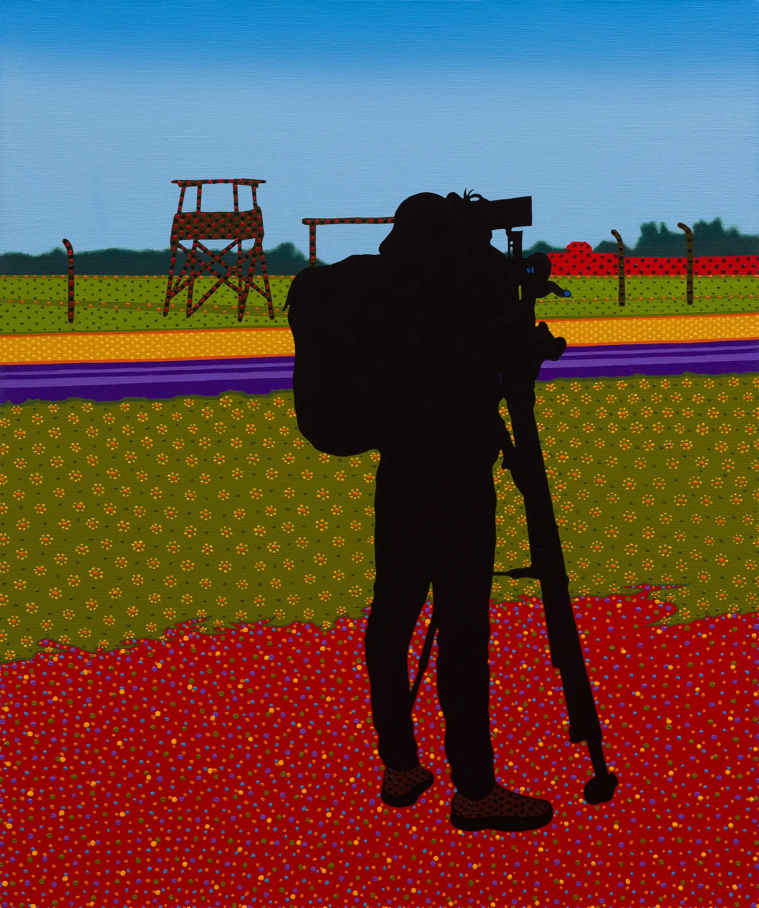 Image of painting. Krzysztof Piętka - The Cameraman (2024)